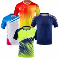 men women tennis t shirt girls badminton kits clothes quick dry table tennis volleyball uniform team game clothing sportwear
