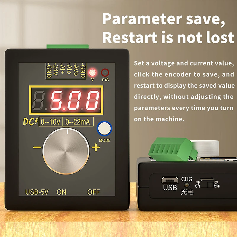 

SG-002 Digital 0-22mA 0-10V Voltage Signal Generator Current Transmitter Professional Electronic Measuring Instruments