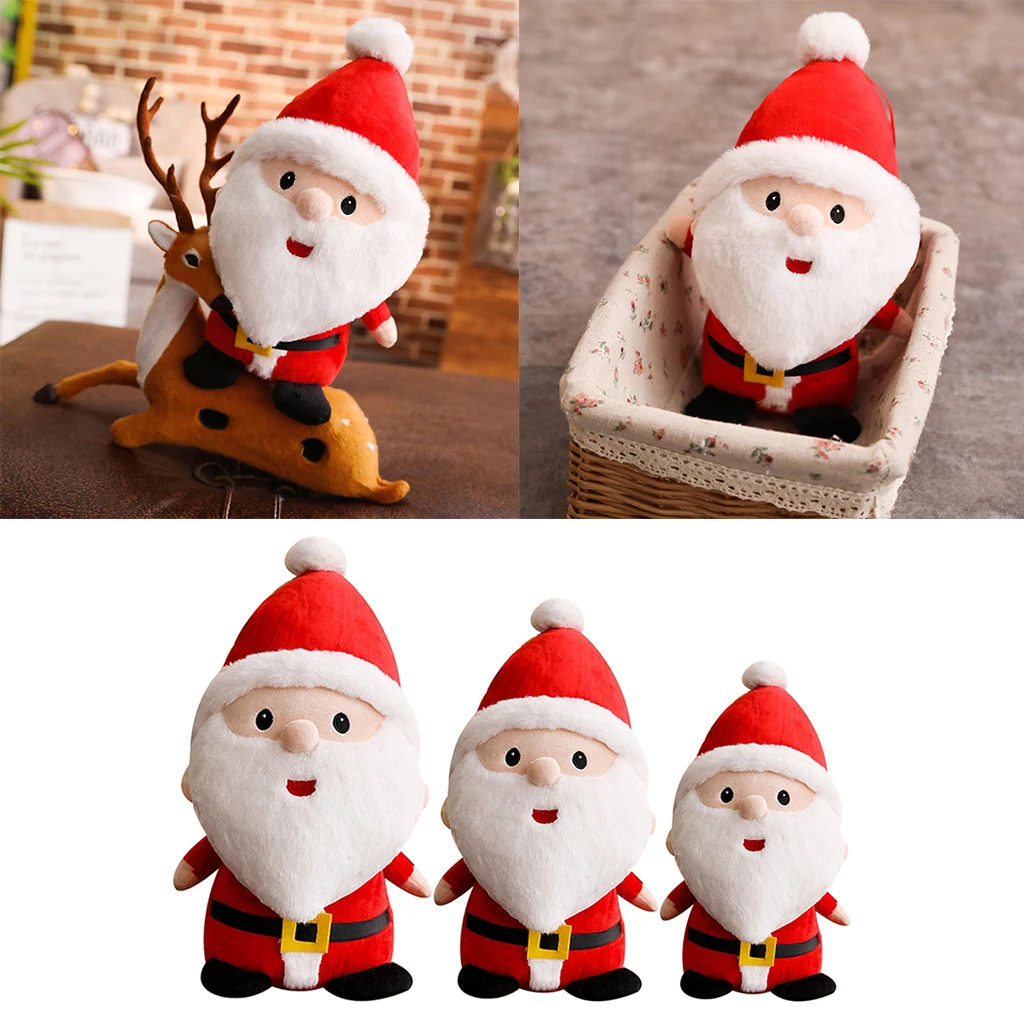 

10-20 Inch Adorable PP Santa Claus Plush Doll Children Christmas