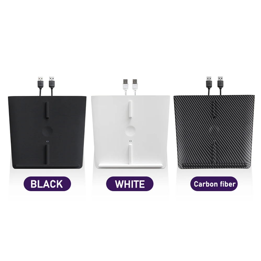 

For Tesla Model 3 Y Mobile Phone QI Wireless Charger Pad Car Center Console Upgrade USB Ports Mount Fast Wireless Charging Dock