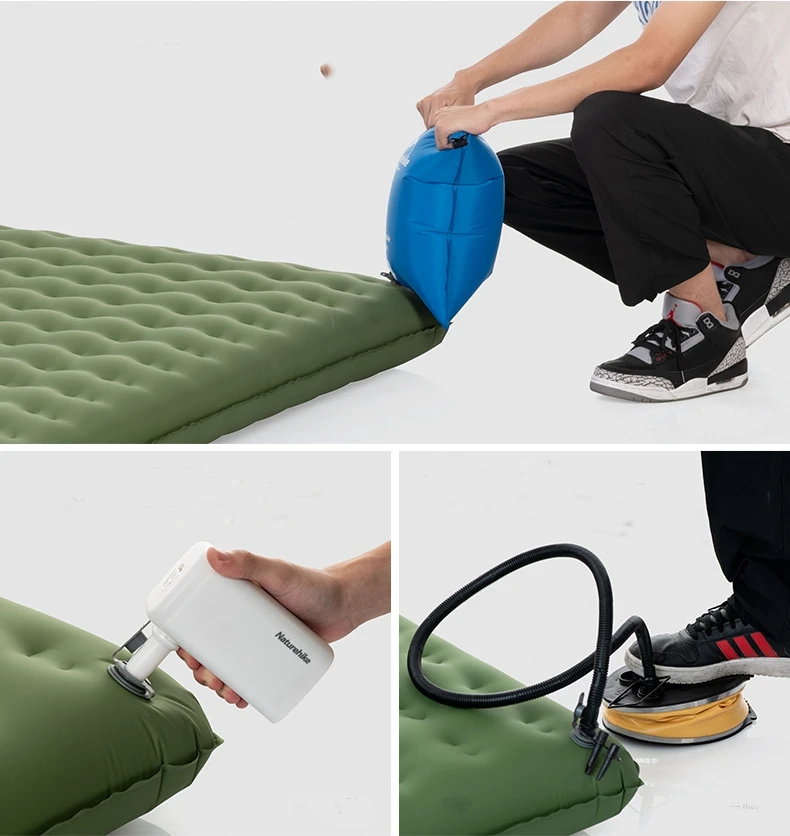 Naturehike с фабрики ТПУ утолщенный двойной надувной коврик двойной Кемпинг nap Портативный Влажный коврик