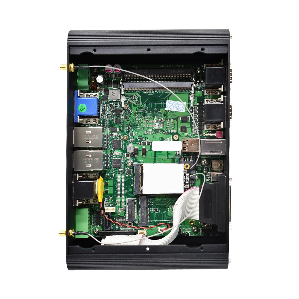 Промышленный мини-компьютер 10-го поколения без вентилятора Intel I7 10510U I5 10210U ПК 6 * Com
