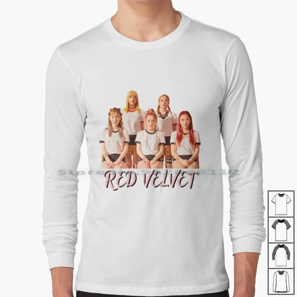 

Red Velvet Long Sleeve T Shirt Red Velvet Red Velvet Kpop Irene Seulgi Wendy Yeri Joy Red Velvet