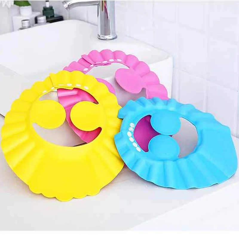 

Шапочка для мытья головы детская, водонепроницаемая, регулируемая