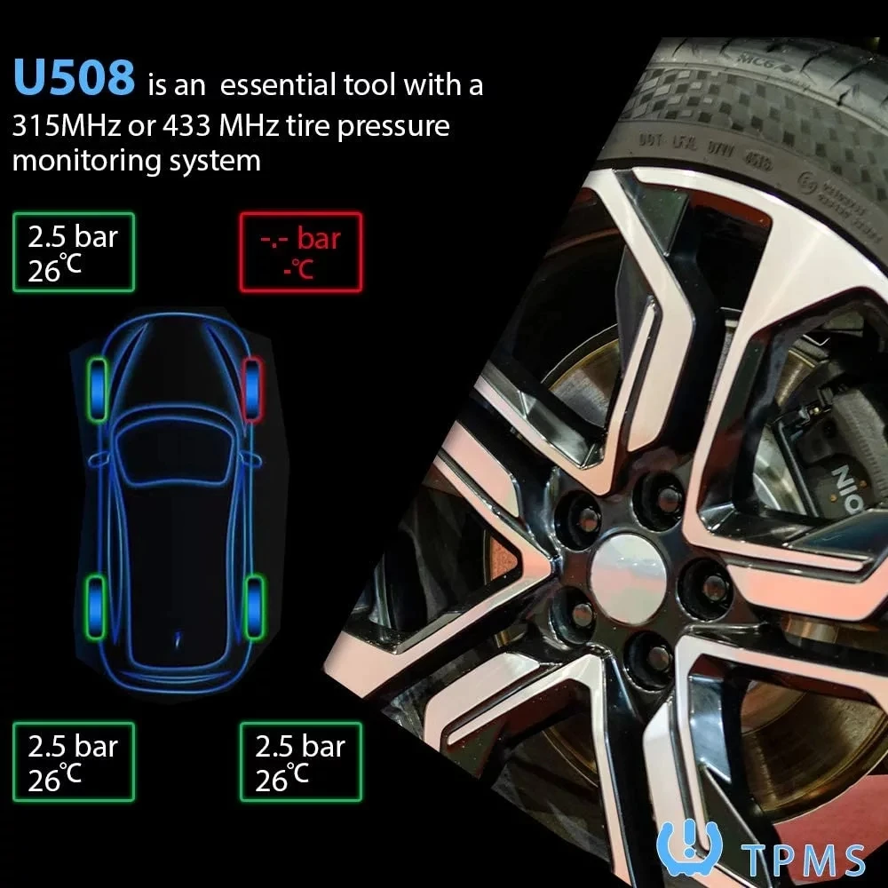 Универсальный ремонтный инструмент TPMS Автомобильный датчик давления в шинах