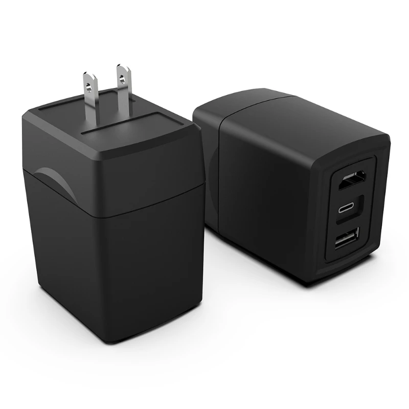 Зарядное устройство переменного тока док станция с адаптером типа C совместимым