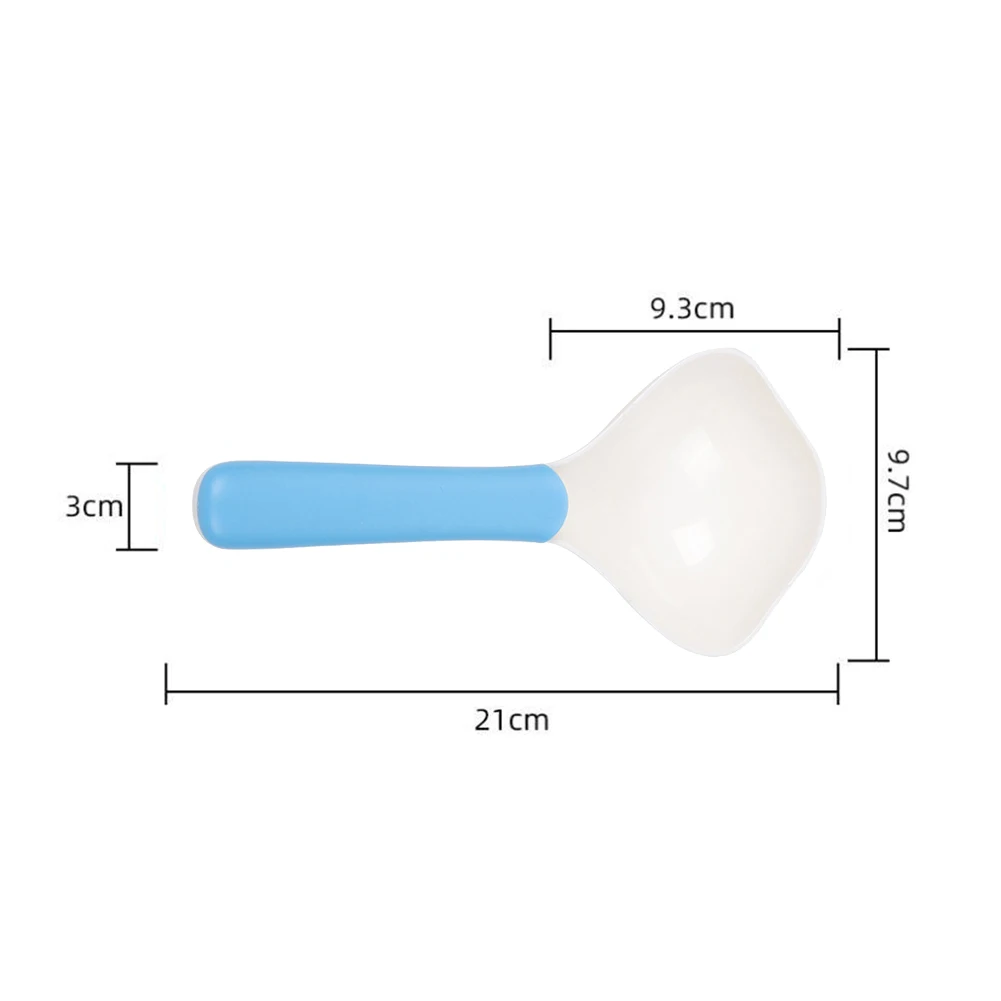 

Cat Dog Feeder Shovel Pets Tableware Multicolor Pet Spoon Long Handle Easy Clean Non Slip Dog Kitten Feeding Scoop