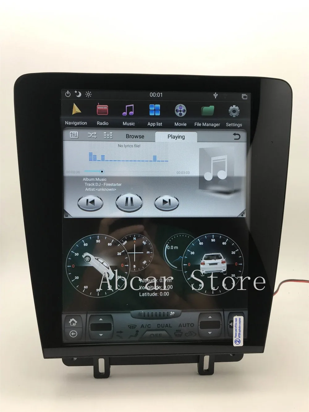 12," Тесла стиль Android 8,1 автомобильный dvd плеер gps навигации для Ford Mustang 2010 2011 2012 2013 стерео радио ips px6