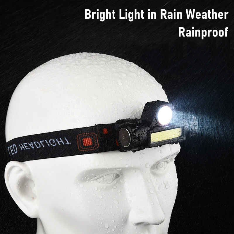 Светодиодный фонарь с датчиком движения аккумуляторный водонепроницаемой