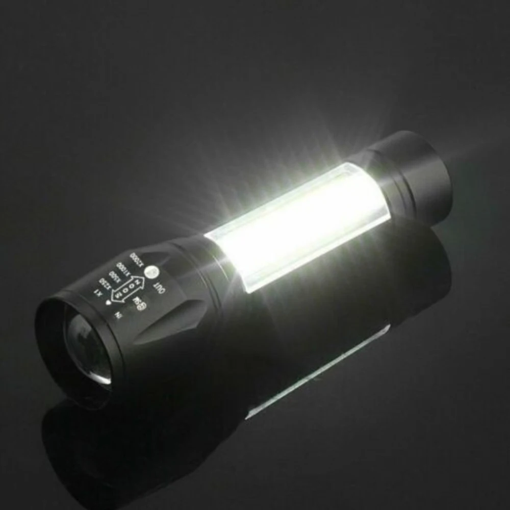 

Mini LED Flashlight Portable USB Rechargeable 5 Mode Working Light COB Torch Lantern Waterproof Camping Light Outdoor Indoor