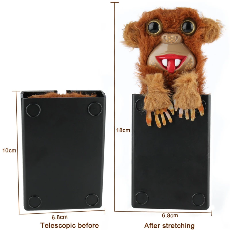 Инновационная модель игрушки обезьяны для питомцев из коричневого меха