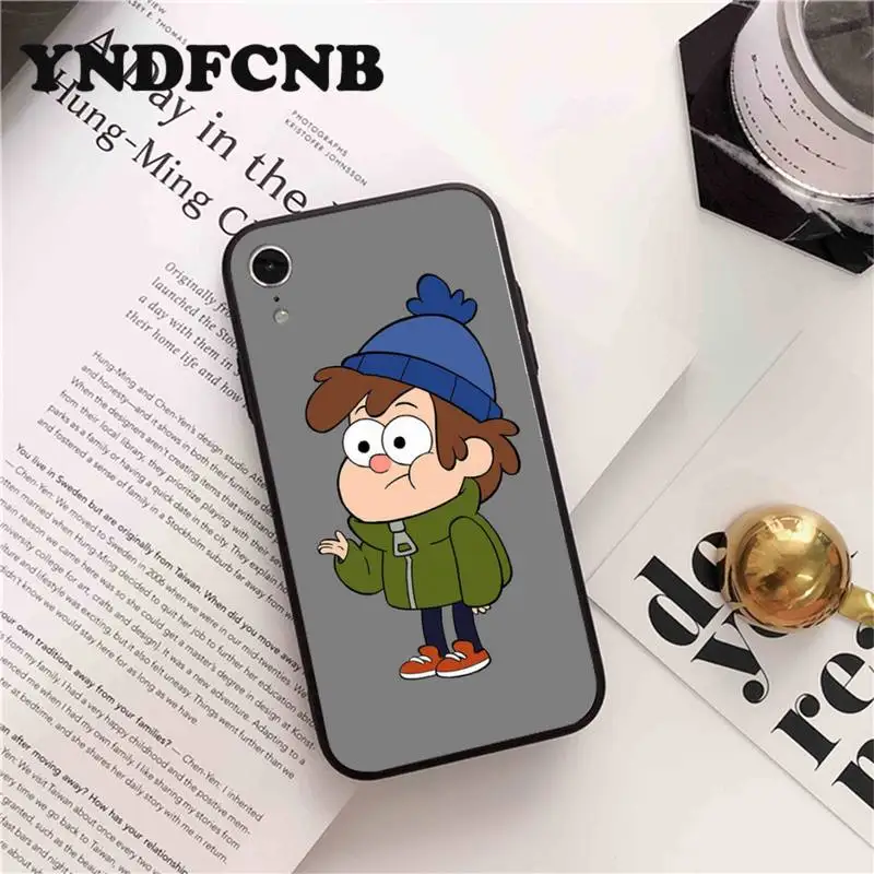 

YNDFCNB OFFeier Gravity Fall Luxury Phone Case for iPhone 8 7 6 6S Plus X XS MAX 5 5S SE XR 11 11pro promax