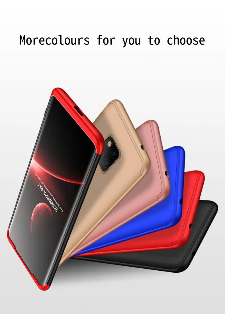 Защитный чехол для HUAWEI mate 20 30 Lite, чехол для HUAWEI mate 20 30 Pro, роскошный чехол 360, полный корпус, жесткий матовый чехол для задней панели из поликарбоната