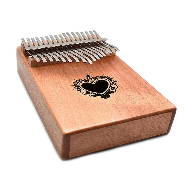 

Thumb Piano,17 Keys Finger Piano,Mahogany Wood Thumb Piano,for Kids, Adults and Beginners,Beginner Musical Instruments