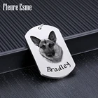 Персонализированная табличка для собак под заказ, фотоадрес, фотоадрес, медаль для собак с именем, медальон, аксессуары для щенков и домашних животных