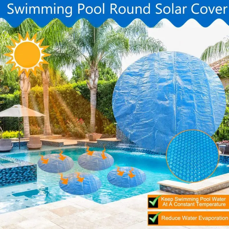 Redonda de Pano à Terra Cobertura do Bordo de Pano de Chão à Prova de Poeira Cobertura da Esteira de Pano para Villa ao ar Acessórios da Piscina do Jardim- Piscina Livre 10 – 12ft