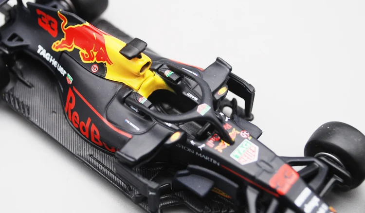 Bburago 1/43 1:43 2018 RB14 Red Bull Verstappen No33 F1 формула 1 гоночный автомобиль литой Дисплей Модель