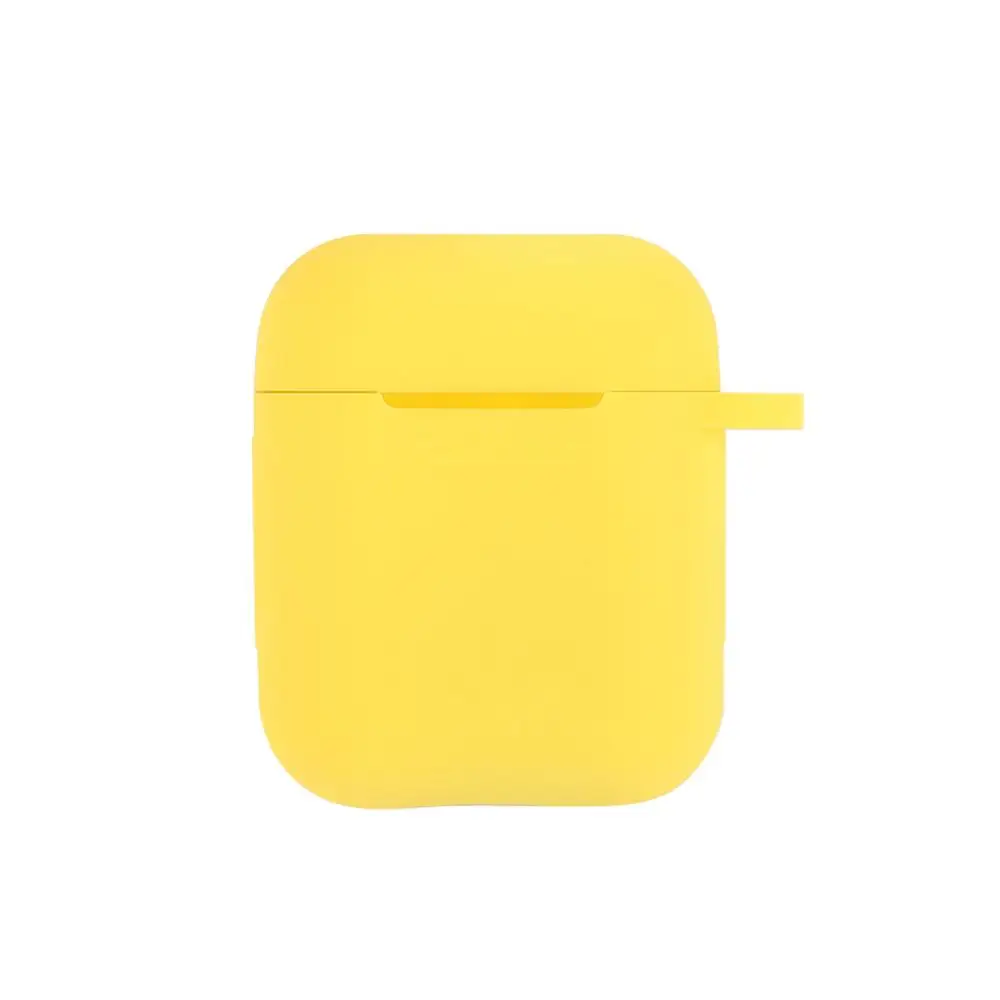 yellow Чехол для наушников, защитный чехол, цветной чехол для iPhone, беспроводная коробка для наушников, аксессуары - Цвет: yellow