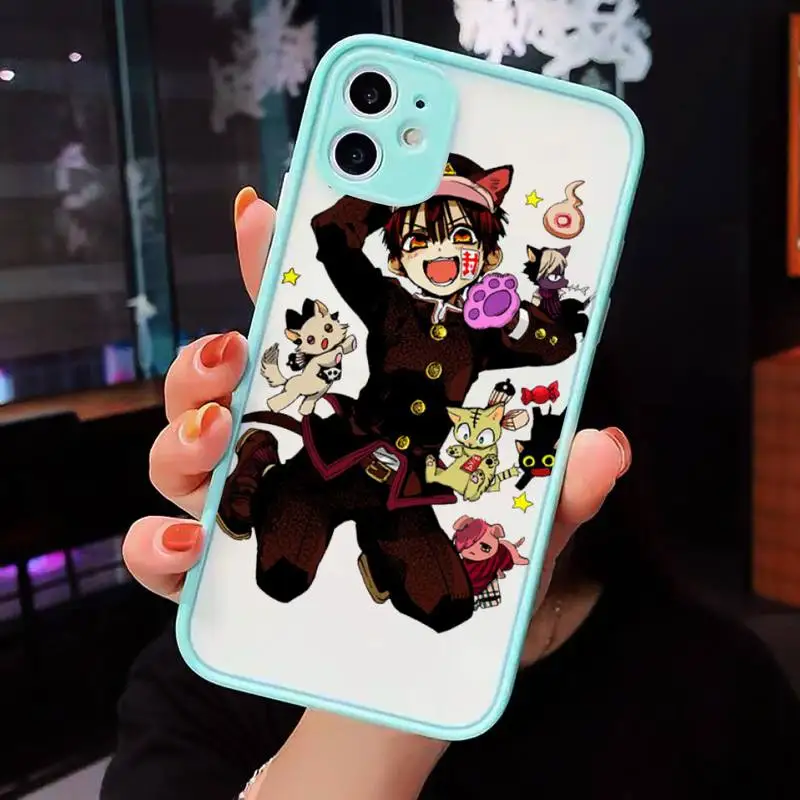 

Kamado Nezuko Kimetsu No Yaiba Demon Slayer Phone Case matte transparent For blue iPhone 7 8 x xs xr 11 12 pro plus max mini