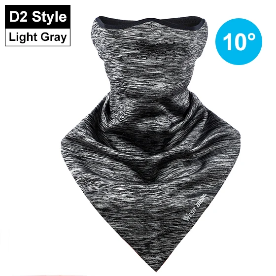 D1-Light Gray WEST BIKING, зимняя велосипедная маска, флисовая термальная Балаклава, сохраняющая тепло, ветрозащитная Лыжная маска, шапка для сноуборда, велосипеда, велосипедная лицевая маска - Цвет: D1-Light Gray
