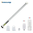 Двигатель для электрических роликовых жалюзи Intellithings Tuya Zigbee, встроенный аккумулятор Alice для 17, 25, 28 мм, работает с домом через док-станцию