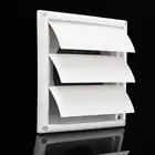 Вентиляционное отверстие 200x200x40 мм Решетка Вентиляционная крышка пластиковые белые настенные решетки воздуховод нагревательные вентиляционные отверстия для кухни и ванной