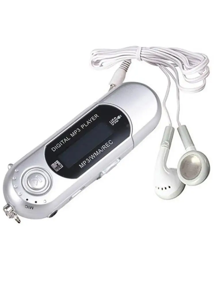 Мини USB MP3 музыкальный плеер цифровой ЖК экран Поддержка 32 Гб TF карта FM радио с
