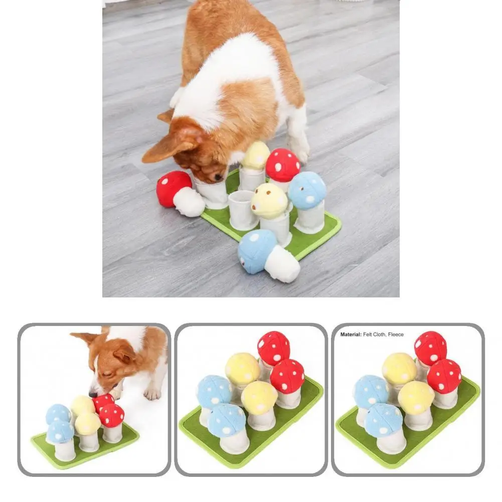

Pet Snuffle Mat Eye-catching Lightweight Slow Feeding Puppy Smell Training Blanket Toy with Sounder