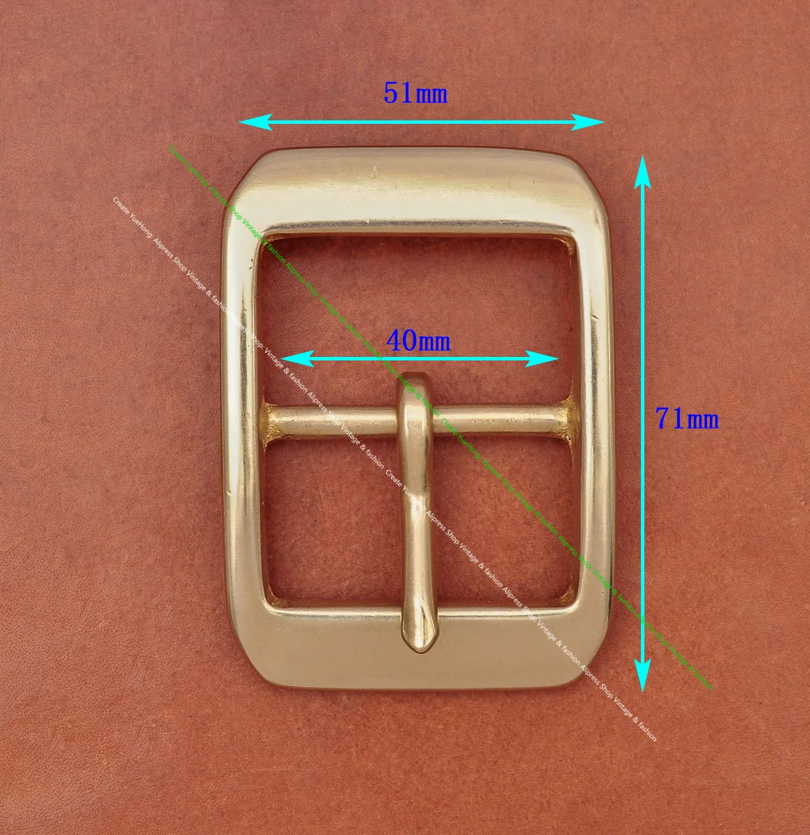 Сверхпрочная Длинная кожаная Ремесленная фурнитура сменная Пряжка из твердой