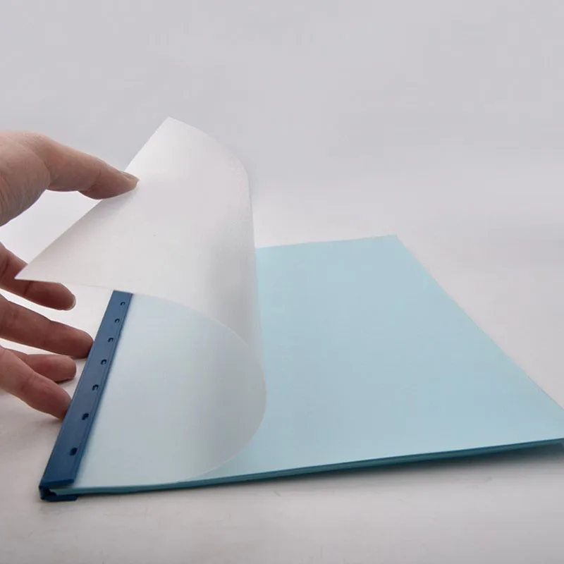 Прозрачные ПВХ Обложки для ноутбуков A5 B5 A4 блокнот со свободными листьями планер