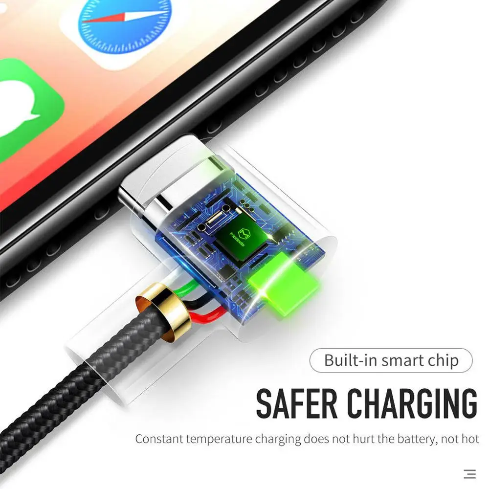 90 градусов USB кабель для iphone Mcdodo Быстрая Зарядка Синхронизация данных 11X8 7 6 5 6s Plus