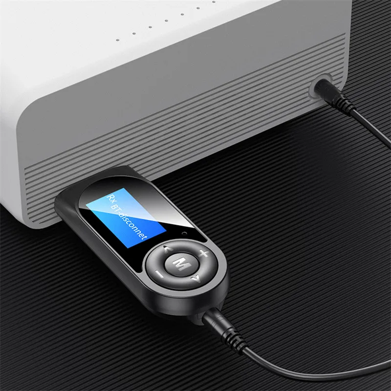 

USB Adapter Bluetooth 5.0 Audio Receiver Transmitter AUX 3.5MM Music Stereo Wireless Adapters for Car TV PC Speaker Adaptador