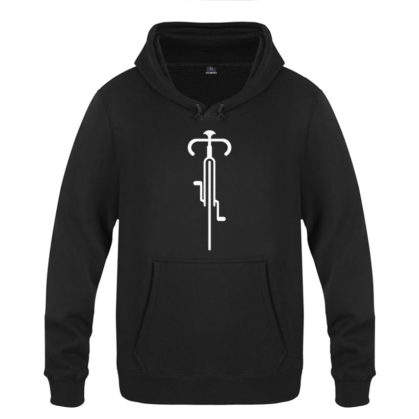 Велосипед линий Велоспорт Новинка Творческий толстовки для мужчин модная