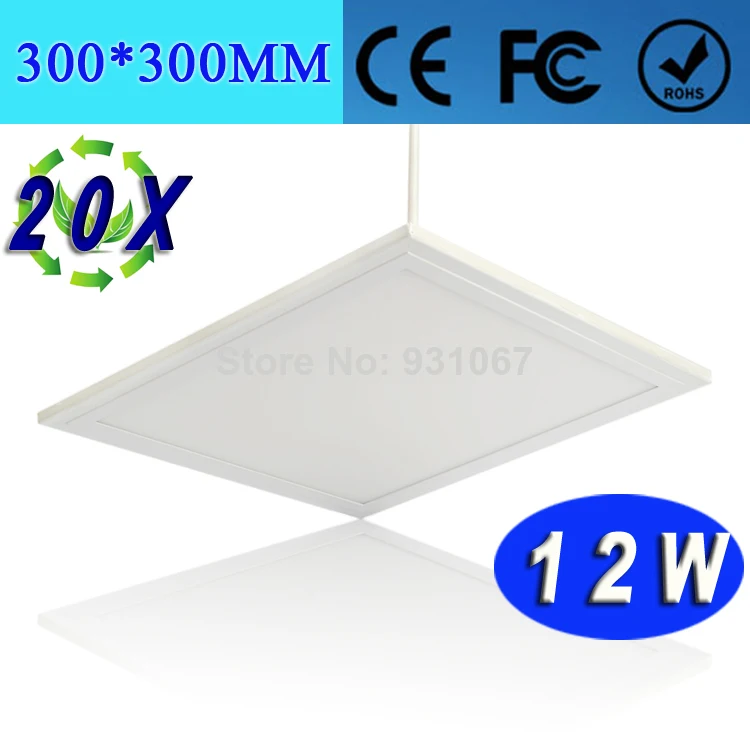 30*30 см квадратная Светодиодная панель ультратонкий светильник освещение высокой