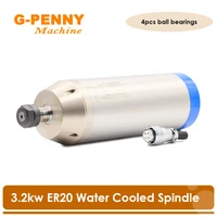 cnc 3 2kw er20 water cooled spindle 3 2kw water cooling spindle motor for cnc router engraving machine