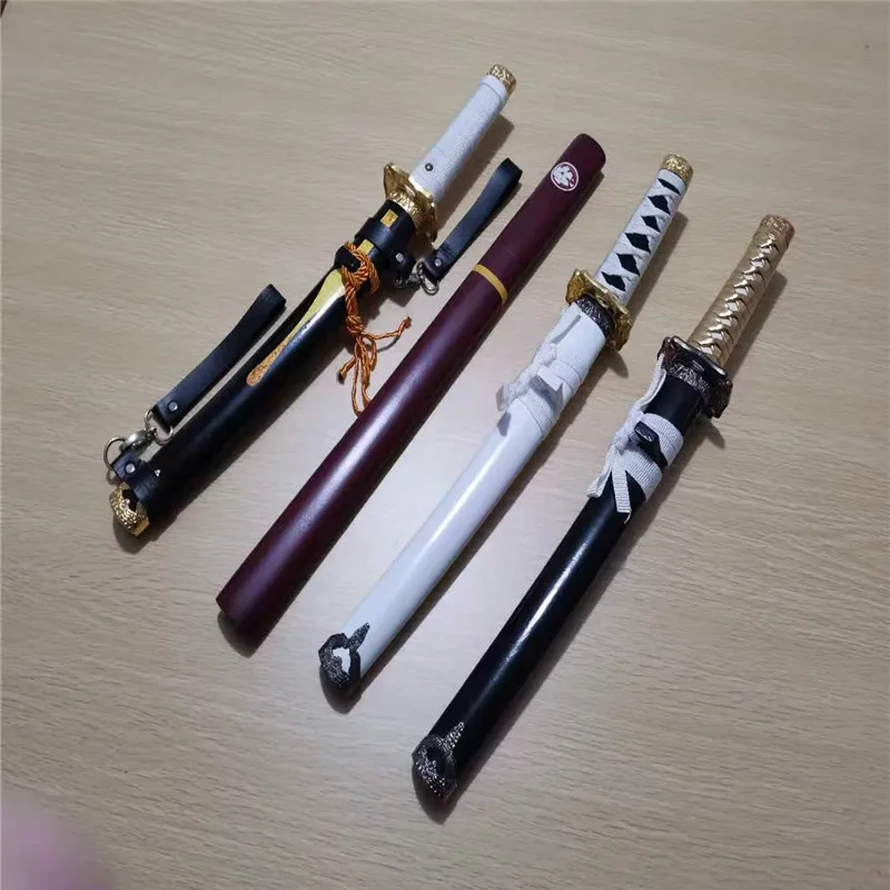

55cm Cosplay Touken Ranbu Midare Toushirou Wood Sword Role Playing Hirano Toushirou Wood Prop Gokotai Weapon Model Katana