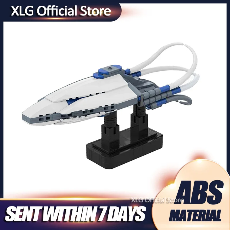 

Строительные блоки MOC The Orvilleing, Звездный космический корабль, космический корабль, Коллекционная модель, сборные игрушки для детей, Рождеств...