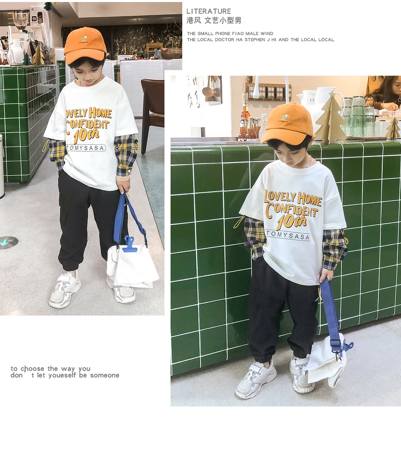 

Autumn Children Clothes Sets Boy Long Sleeve Fall Boys Clothes Suit Boutique Outfits Hippie Ubrania Children Clothing AE50CC