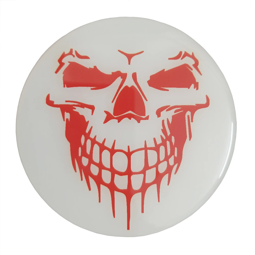 Автомобильная наклейка с мультяшным черепом дом украшение для мотоцикла