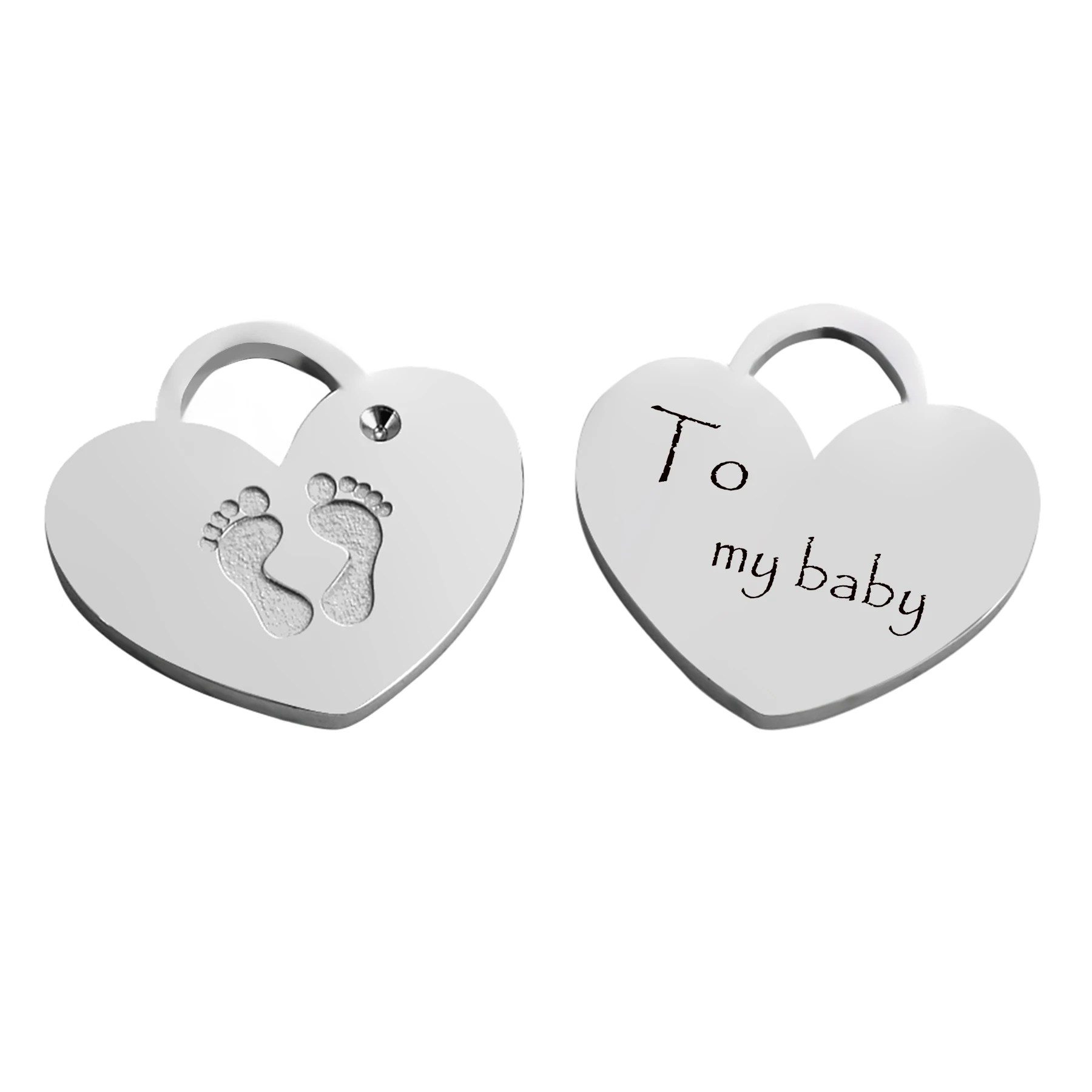 Подвеска из нержавеющей стали в форме сердца|Цепочки| |