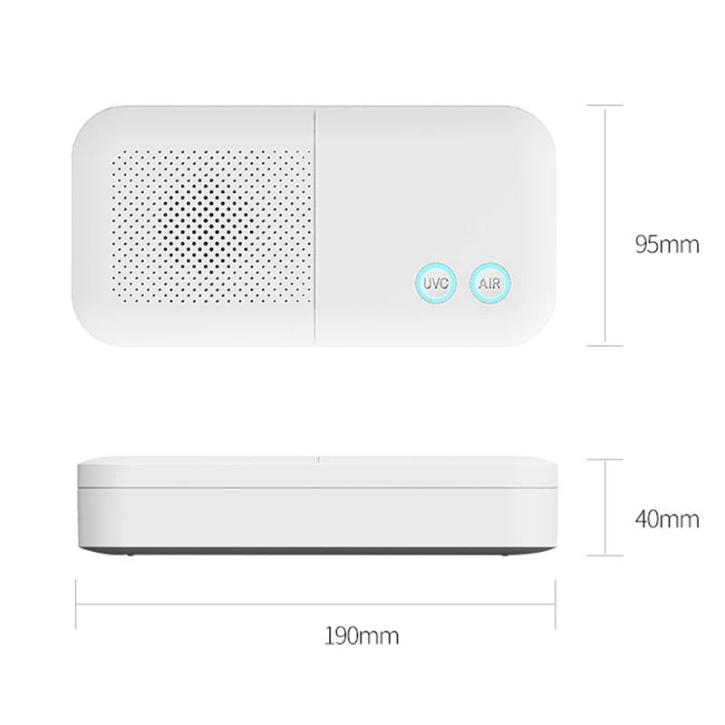 

Cell Phone Clean Box Portable UV Ligh Disinfection Air Clean Machine for IOS Android Mobile Phone Toothbrush Watch