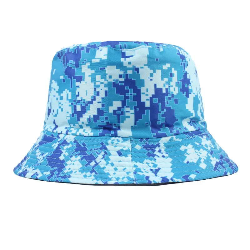 

2021 Camouflage Fisherman Hat Unsex Bucket Hats Outdoor Men Women Cotton Bucket Cap Fashion Hip Hop Gorros Bob Hat Sun Hats 2021