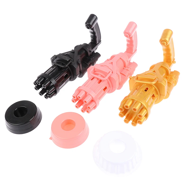 

Автоматический диспенсер для мыла для стрельбы мыльными пузырями игрушки набор 2-в-1 Электрический Гатлинга мыльных пузырей летний вентиля...