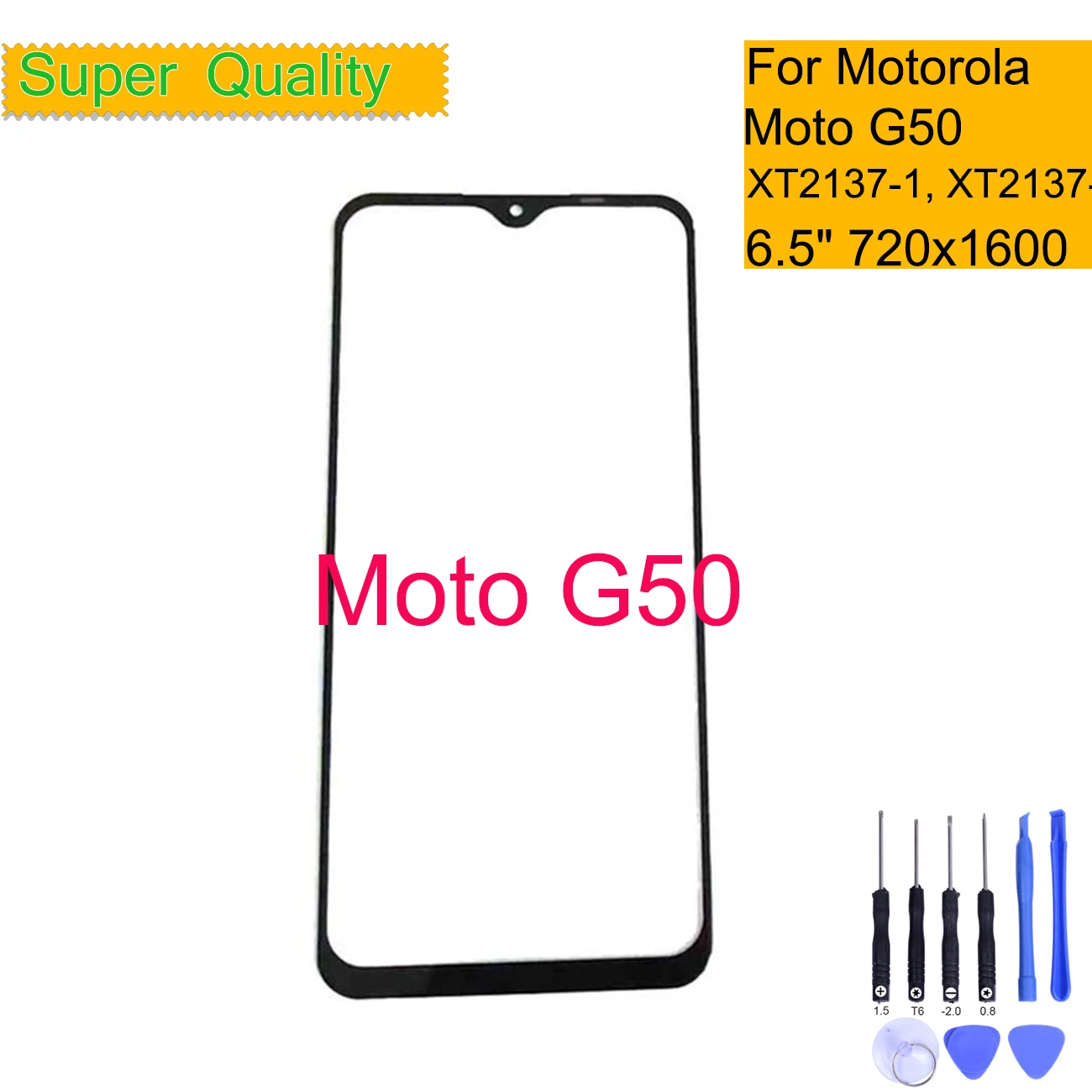 

Передняя внешняя стеклянная панель для Motorola Moto G50