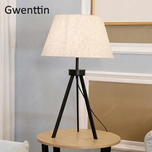 Table Lamp A Скандинавский тренога Торшеры для гостиной, спальни, абажур, Светильники для дома, арт-деко, современные светодиодные световые стойки, светильник - Цвет абажура: Table Lamp A