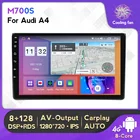 Автомобильная Мультимедийная система 8G 128G IPS DSP Carplay RDS Android 11 для Audi A4 B8 B7 B6 S4 RS4 SEAT Exeo 2002 - 2008 с GPS-навигацией