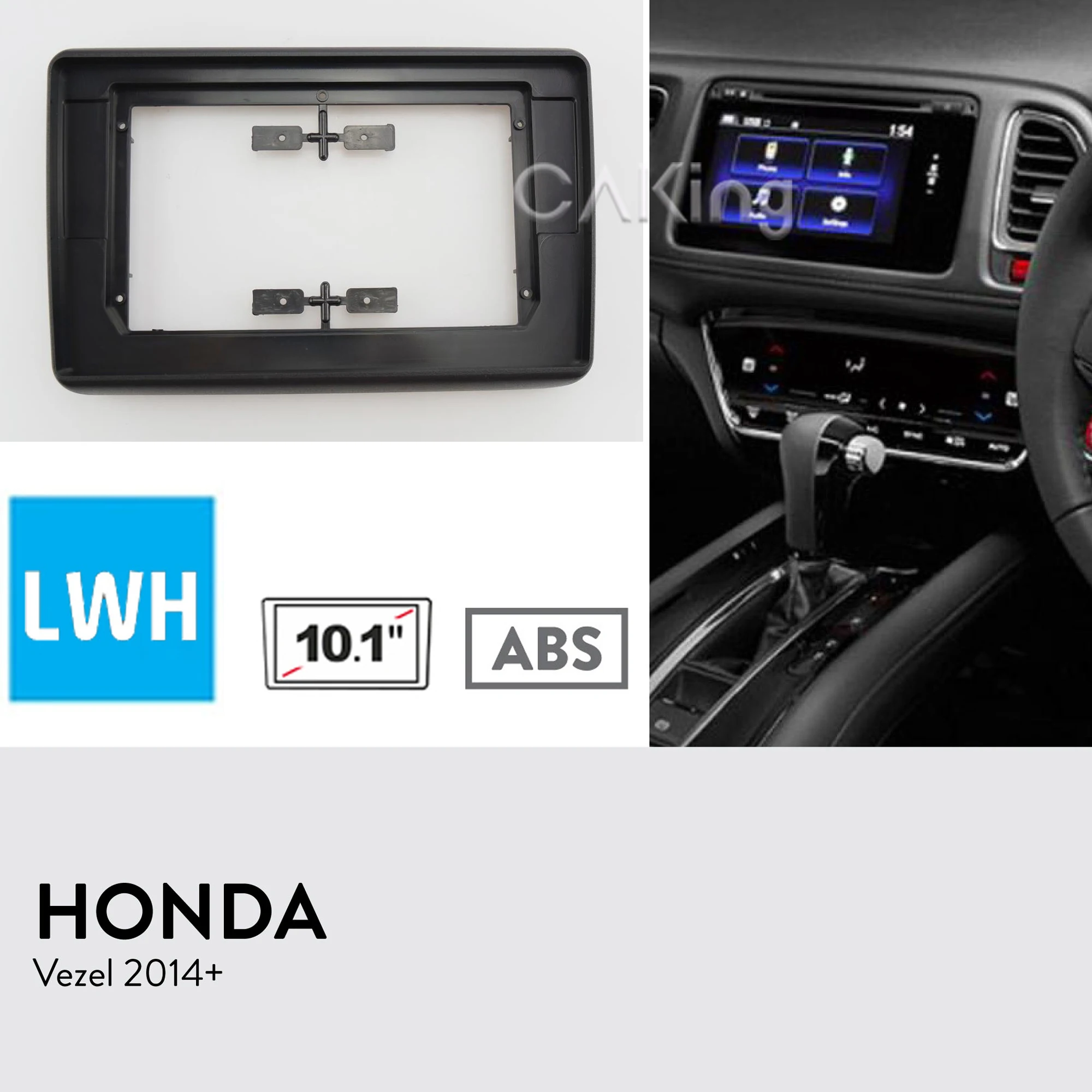 10 1 дюймовая Автомобильная панель Fascia ДЛЯ HONDA HRV Vezel XRV 2014 + комплект аудиоприборной