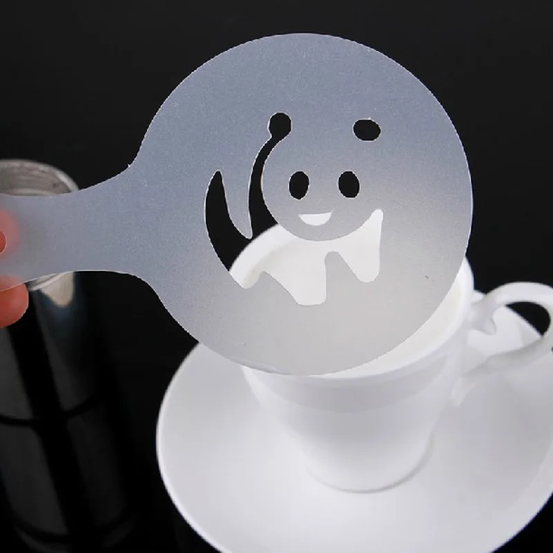 16 шт. Творческий Кофе рисунок капучино пресс форм нарядное печать модель пенный