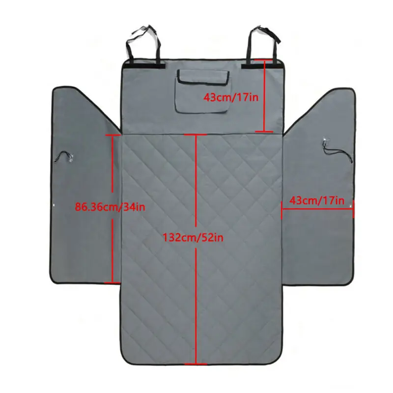 Автомобильный коврик для домашних животных 600D из Оксфордской ткани с большим