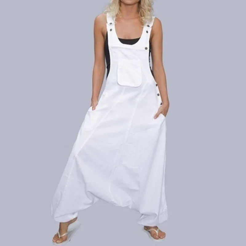 Женские комбинезоны размера плюс u-образный вырез без рукавов с открытой спиной